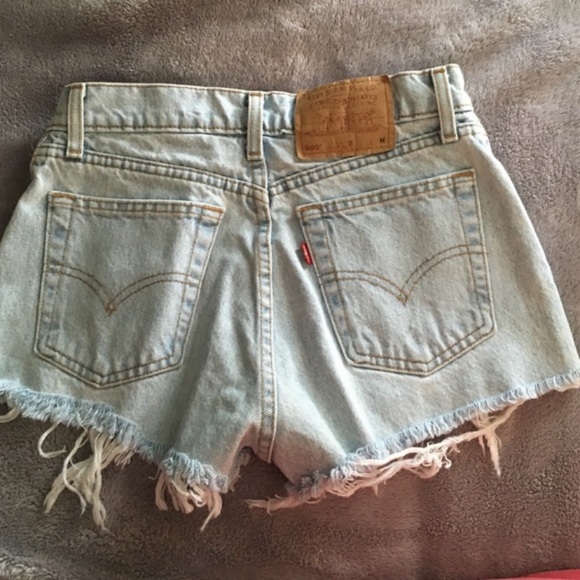 Ripped Levi’s Shorts - Picture 2 of 6